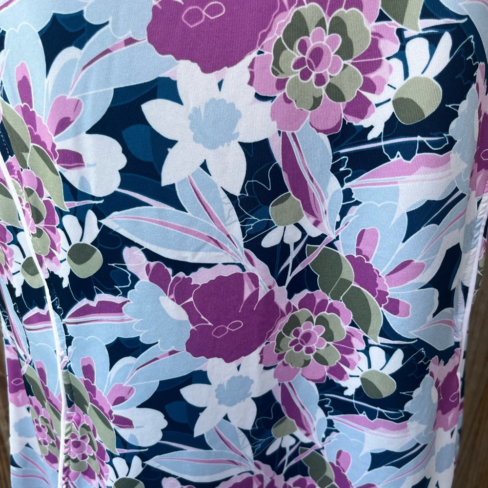 NWT Pebble Beach Floral Swim Cover-Up Golf Tennis Dress Size Medium - Picture 4 of 9